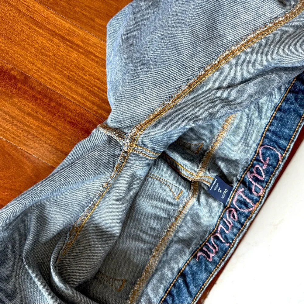 Gap Big Girls Bermuda Denim Capri Jeans Pants Shorts Size 16 Plus pedal pushers